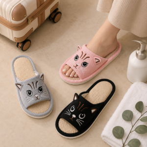 Pantuflas Gatito para Viaje y Hogar