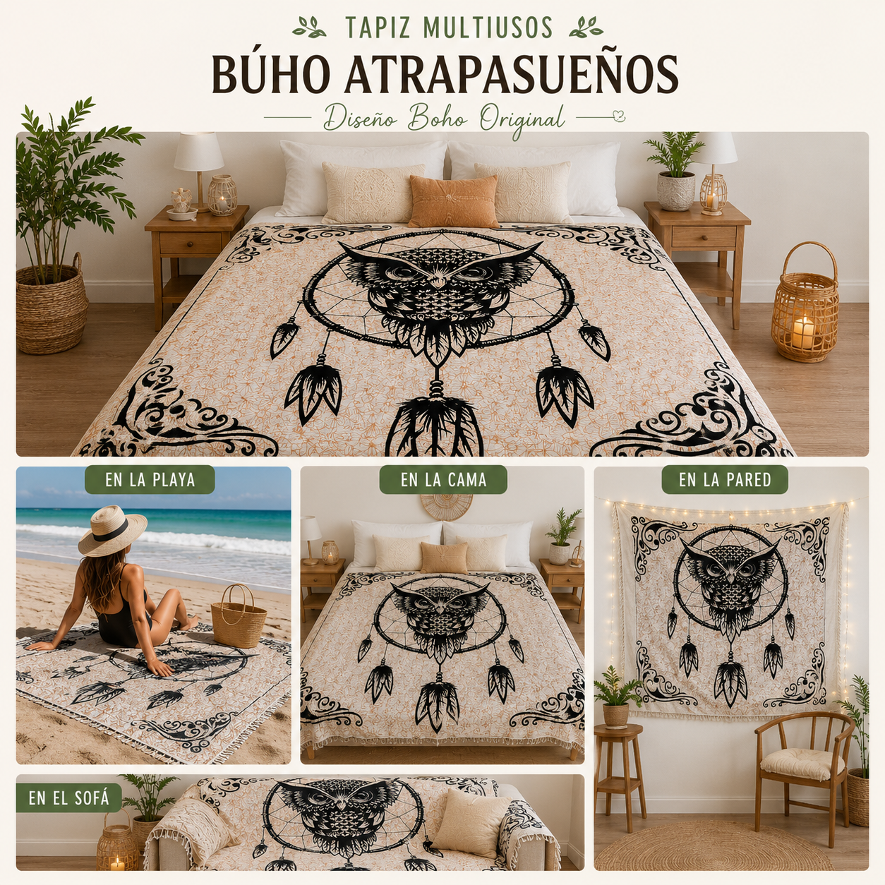Manta Decorativa Multiusos – Elige tu Diseño Favorito - Imagen 4