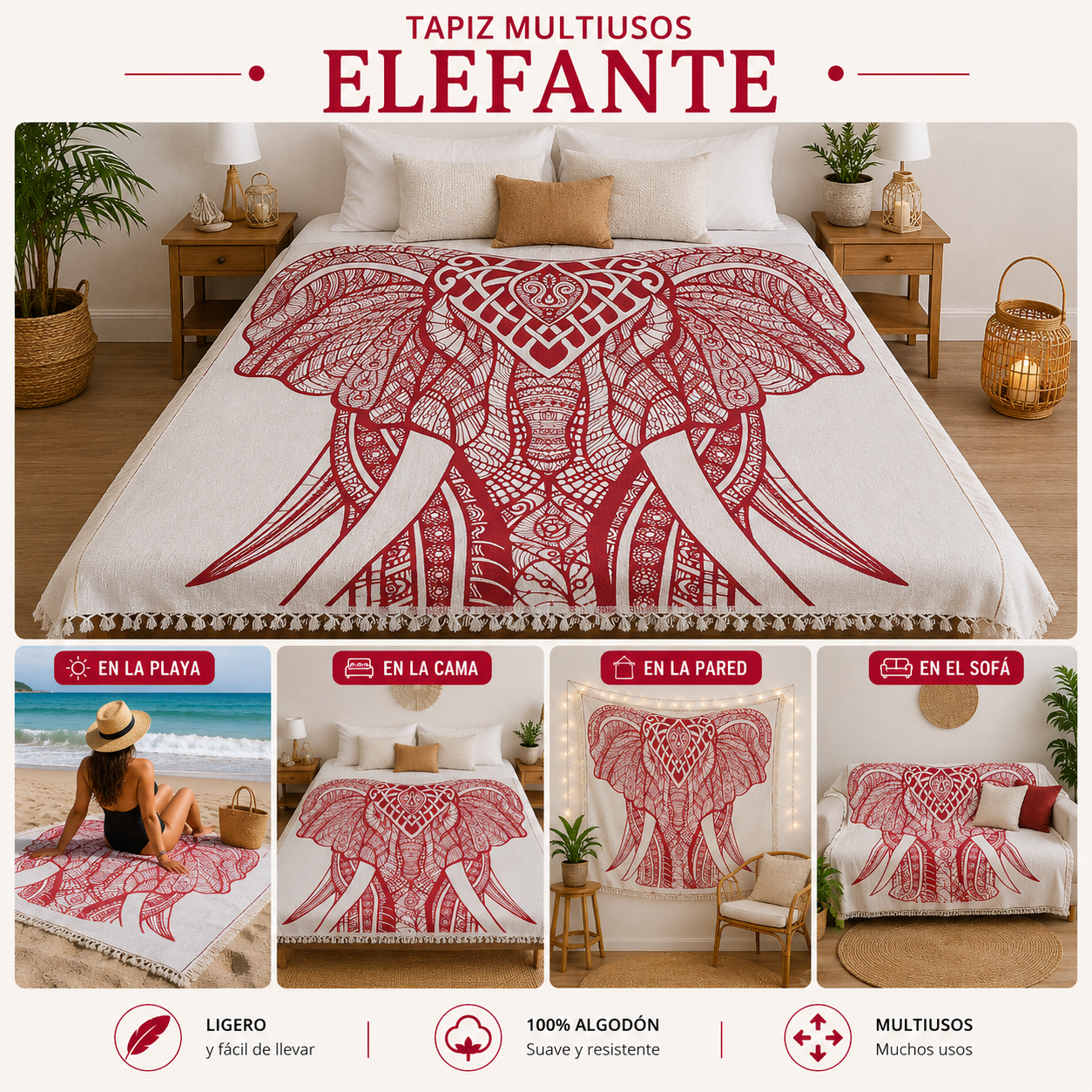 Manta Decorativa Multiusos – Elige tu Diseño Favorito - Imagen 2
