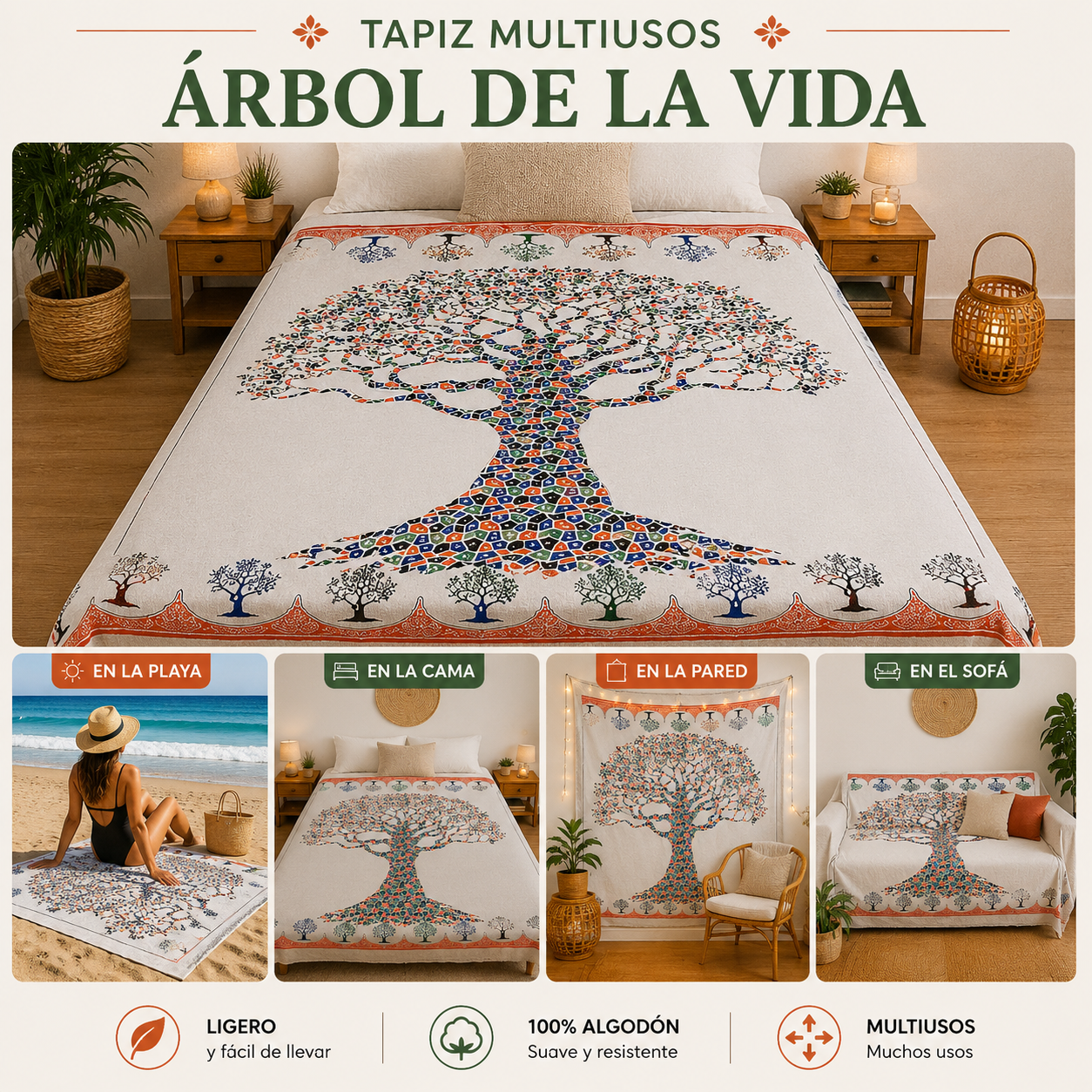 Manta Decorativa Multiusos – Elige tu Diseño Favorito - Imagen 5