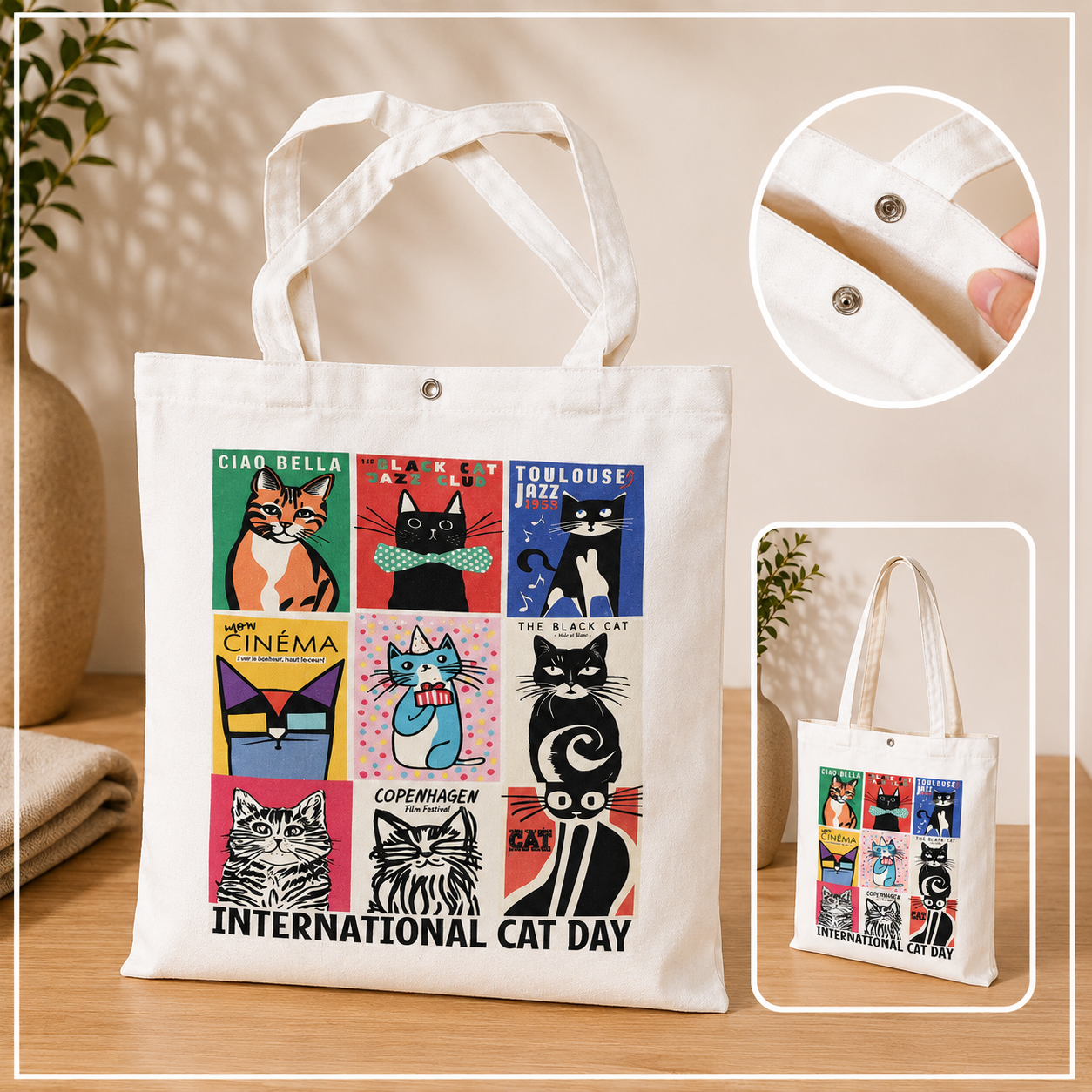 馃惥 Colecci贸n de Bolsas Solidarias Animal Lovers 馃惥 - Imagen 3