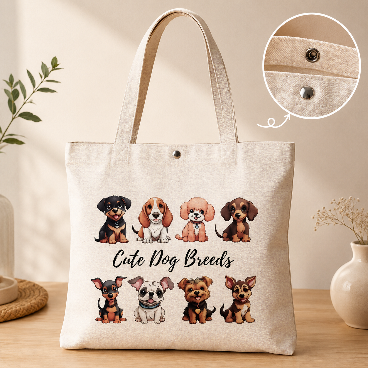 🐾 Bolsas de Lona Solidarias con Diseños de Perros - Imagen 4