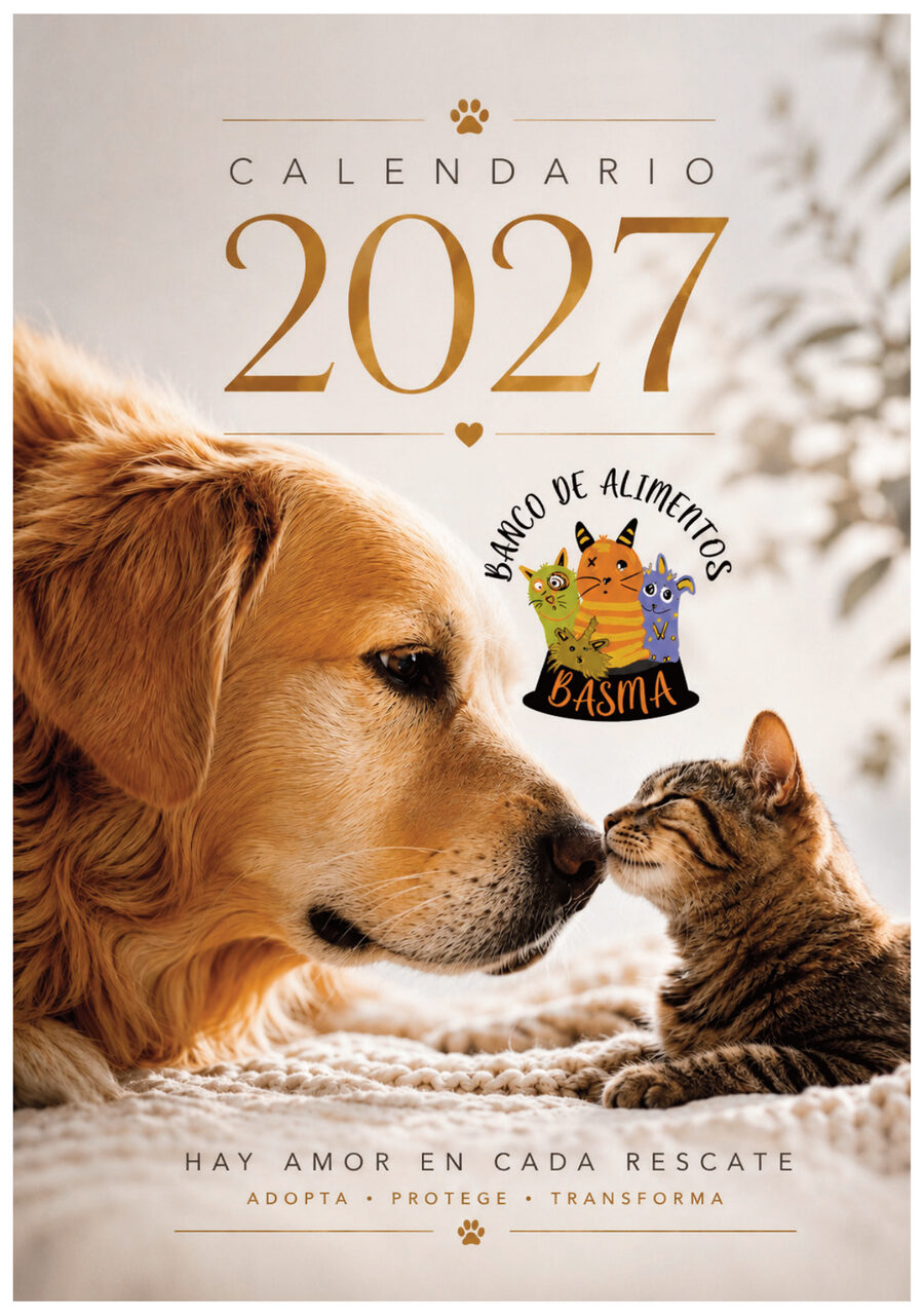 Calendario Solidario BASMA 2027 – Navidad para más de 6.000 animales sin hogar sin hogar - Imagen 2