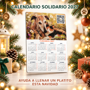 Calendario solidario 2027 – Ayuda a llenar un platito esta Navidad