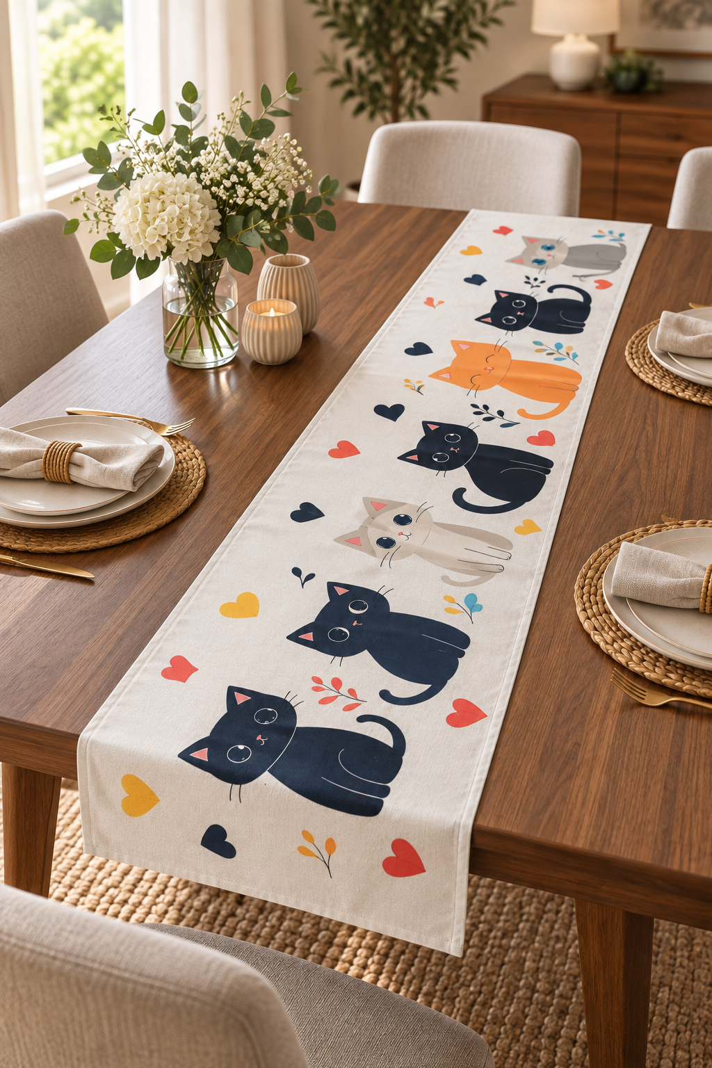 **Decora tu mesa con alma gatuna – Colección solidaria BASMA** 🐾🐱 - Imagen 5