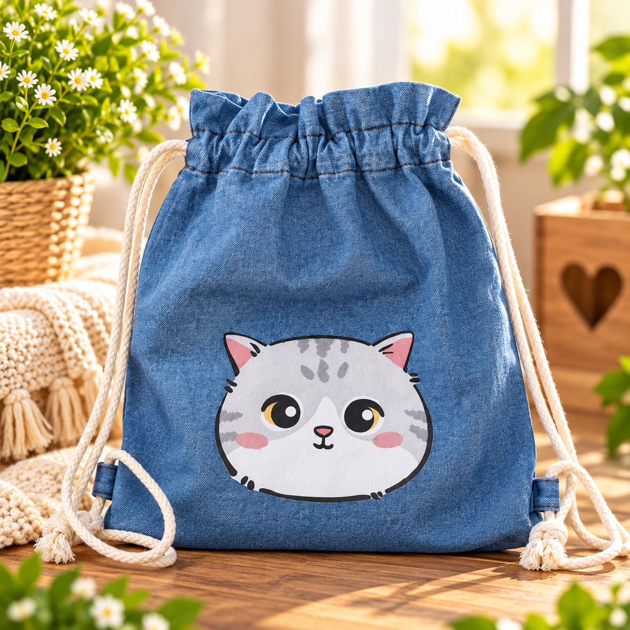 Mochila Vaquera de Gatitos – 5 Modelos | Mochila Solidaria BASMA - Imagen 5